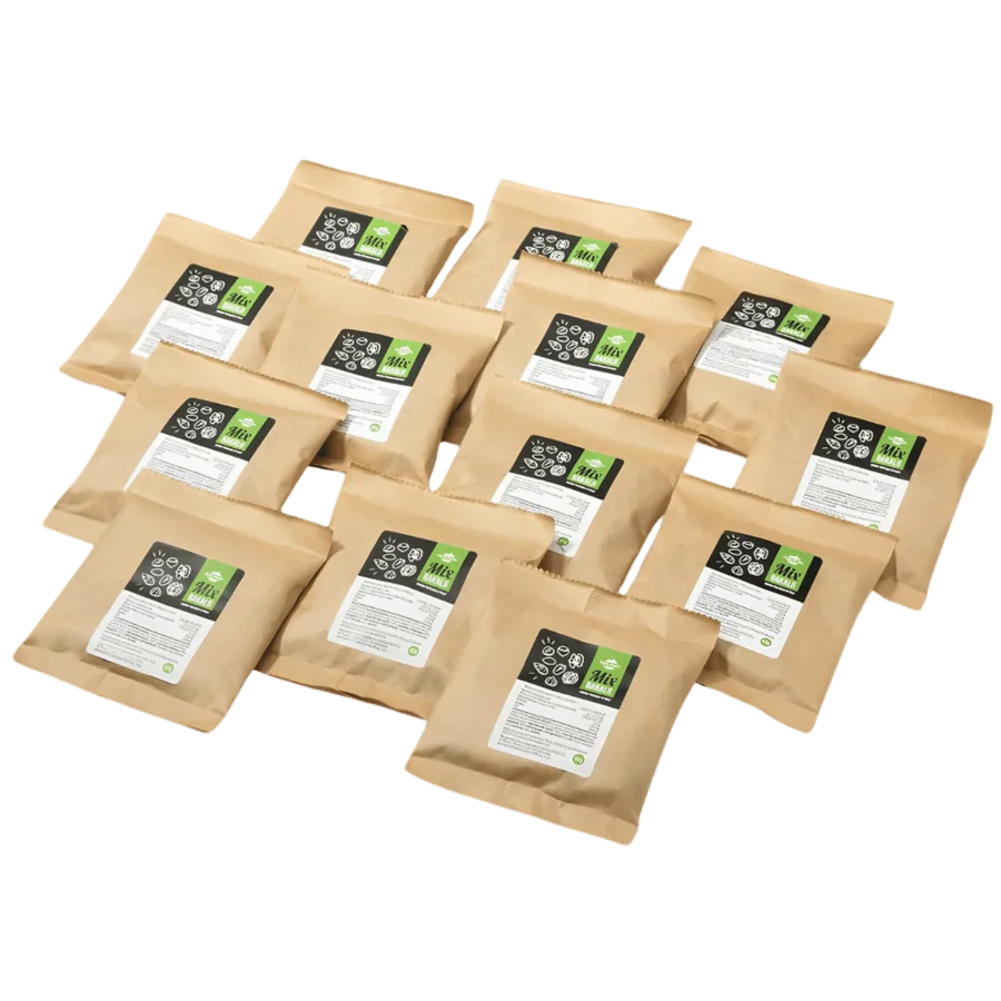 Zestaw bakalii 20 opakowań po 65 g